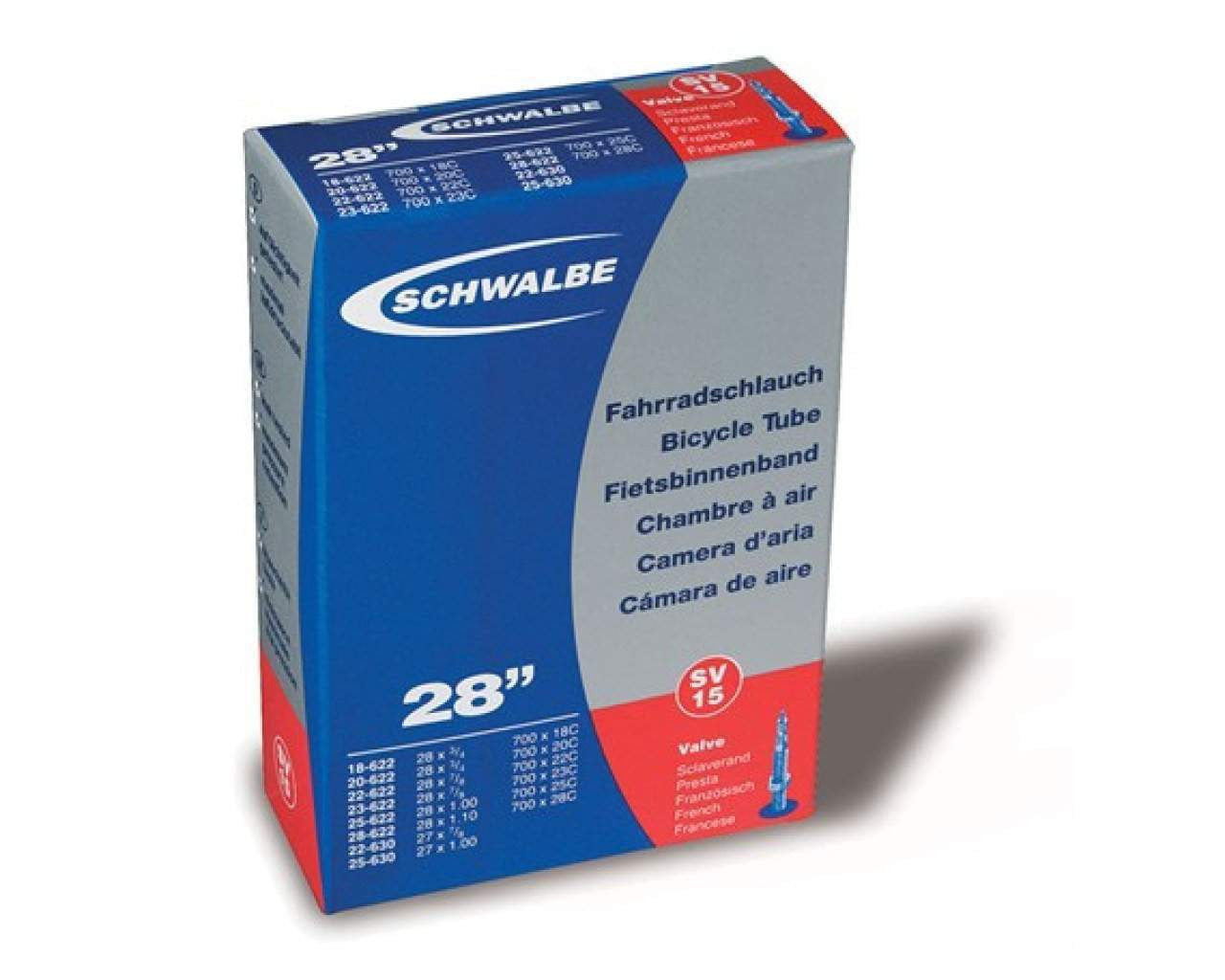 Schwalbe SV15 700x18-28c 40mm Presta Road Tube