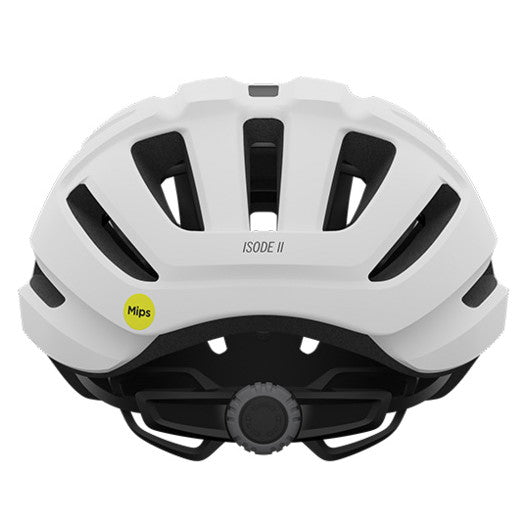 Giro Isode II MIPS Road Cycling Helmet (Matte White/Charcoal)