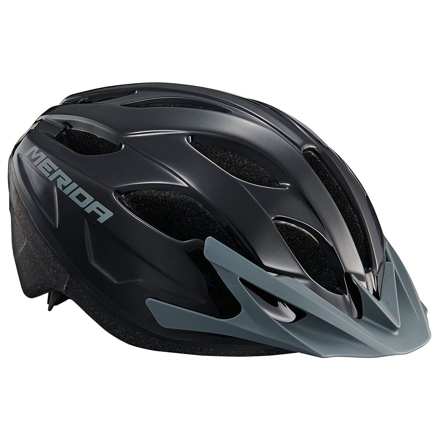 Merida RF7 One Helmet (Shiny Black/Grey)