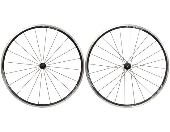 Shimano Tiagra RS100 Aluminium Road Rim Brake Wheel - Shimano/Sram (Black)