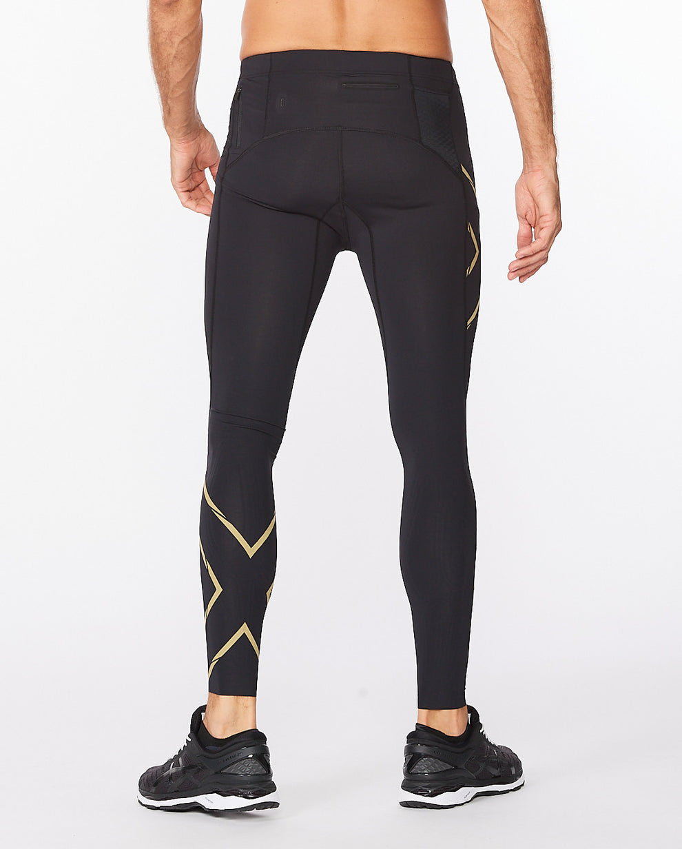 2XU Light Speed Compression Men's Cycling Tights (Black/Black Reflective)