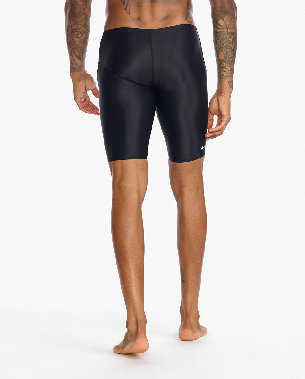 2XU Propel Jammer Men's Cycling Tri-Shorts (Black/White)