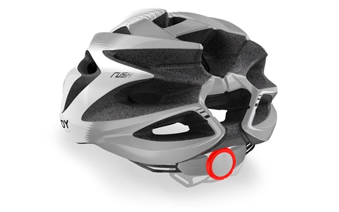 Rudy Project Rush Road Cycling Helmet (White/ Shiny Silver)