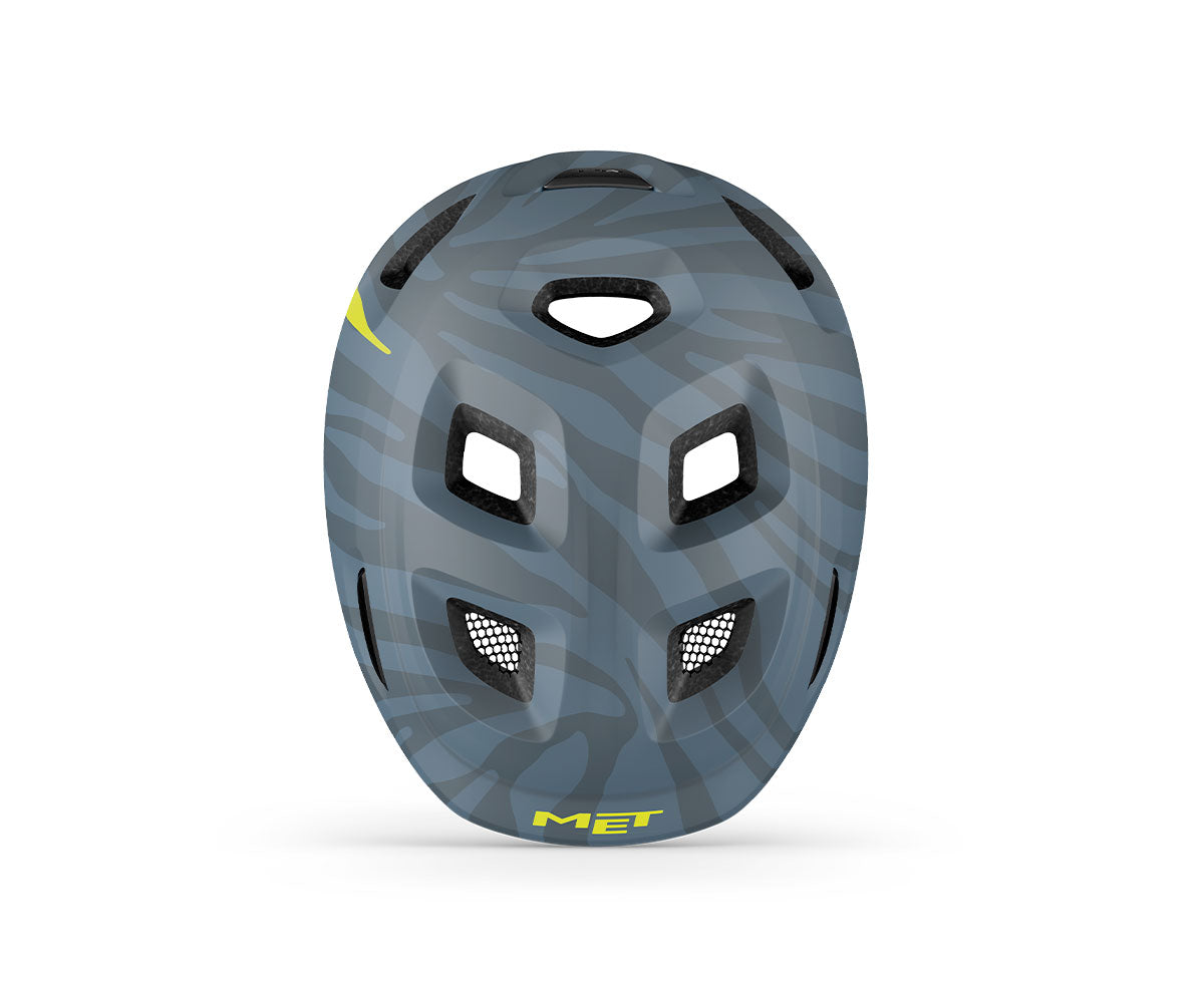 MET Hooray Road Cycling Helmet (Blue Zebra Matt)