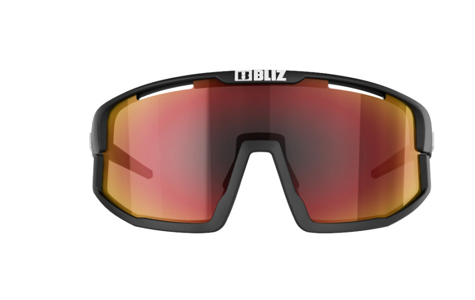 Bliz Vision Sport Sunglasses (Brown w Red Multi/Black)