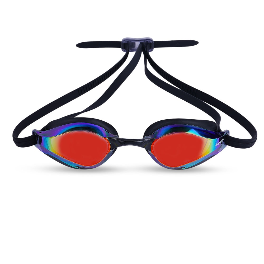 Gambitt Lane Blazer UV Swimming Goggles - Mirror/Black - UNI