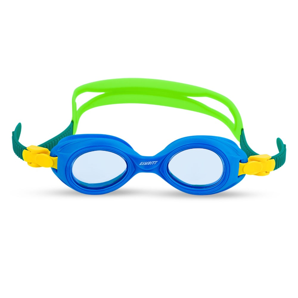 Gambitt Aqua Tots Swimming Goggles - Green/Blue - UNI