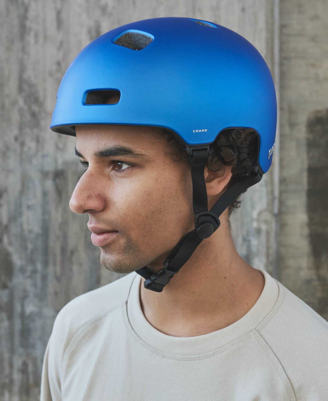 POC Crane MIPS Road Cycling Helmet (Opal Blue Translucent BSM)