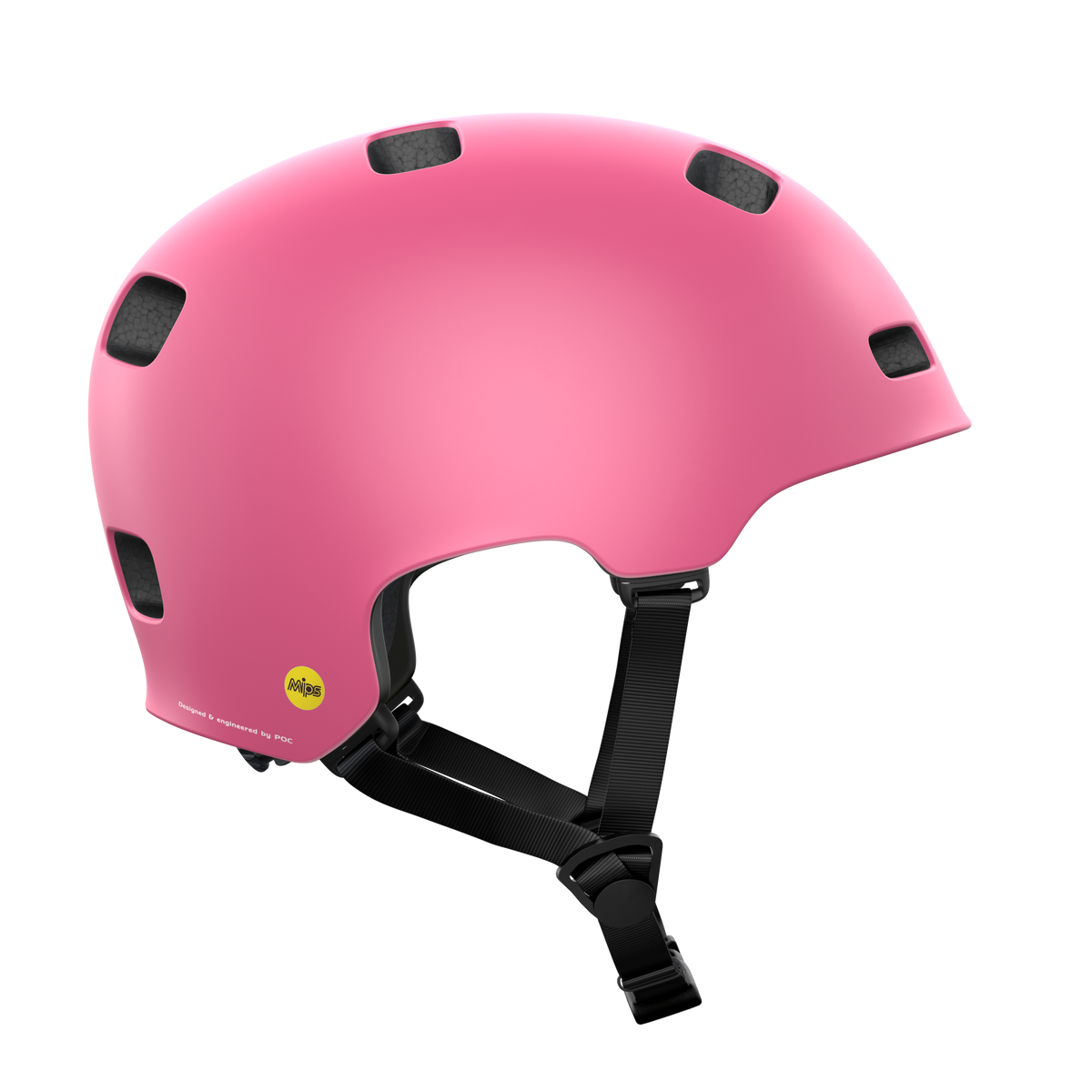 POC Crane MIPS Road Cycling Helmet (Actinium Pink Matt)
