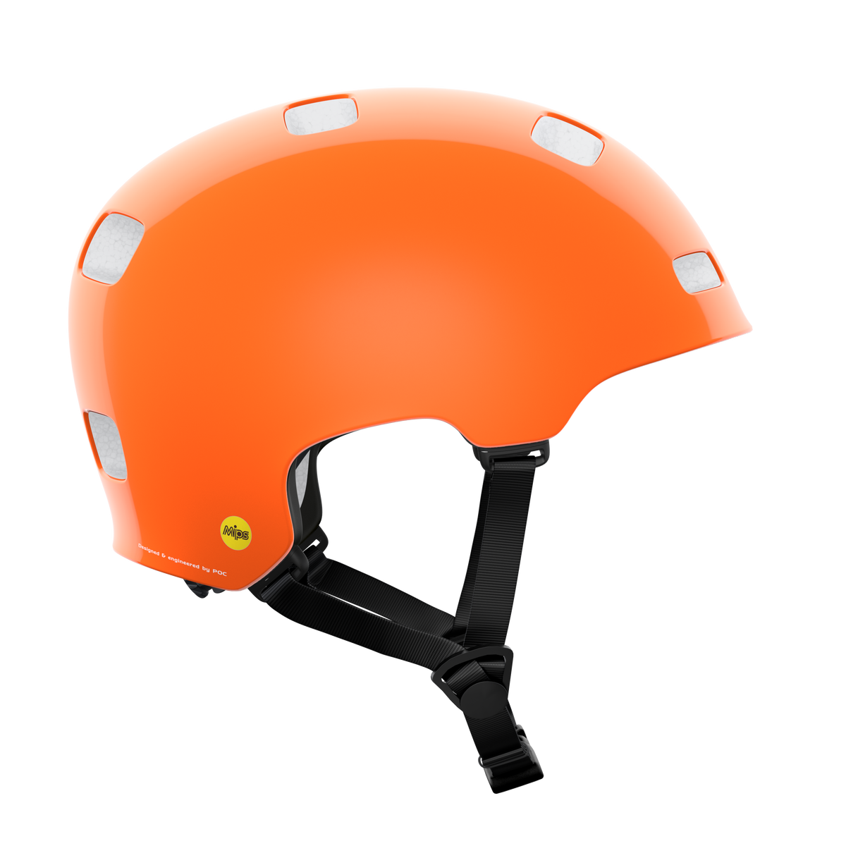 POC Crane MIPS Road Cycling Helmet (Fluorescent Orange)