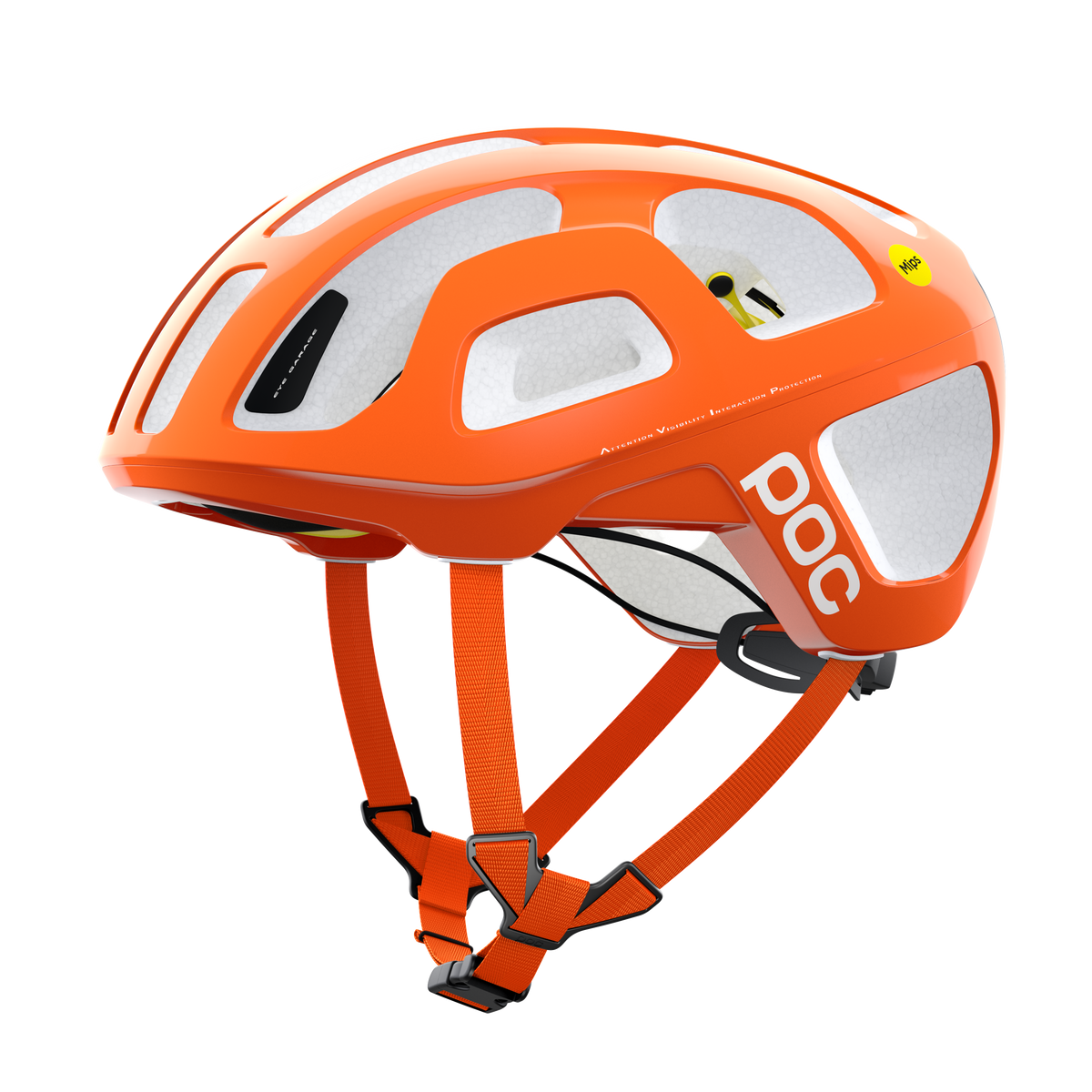 POC Octal MIPS Road Cycling Helmet (Fluorescent Orange)