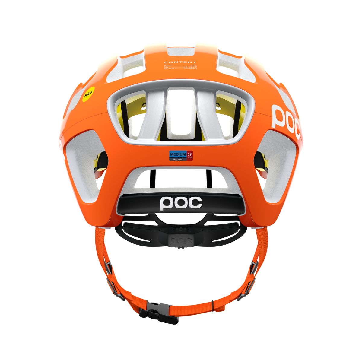 POC Octal MIPS Road Cycling Helmet (Fluorescent Orange)