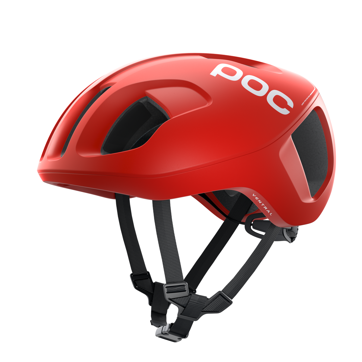 POC Ventral Spin Road Cycling Helmet (Prismane Red)