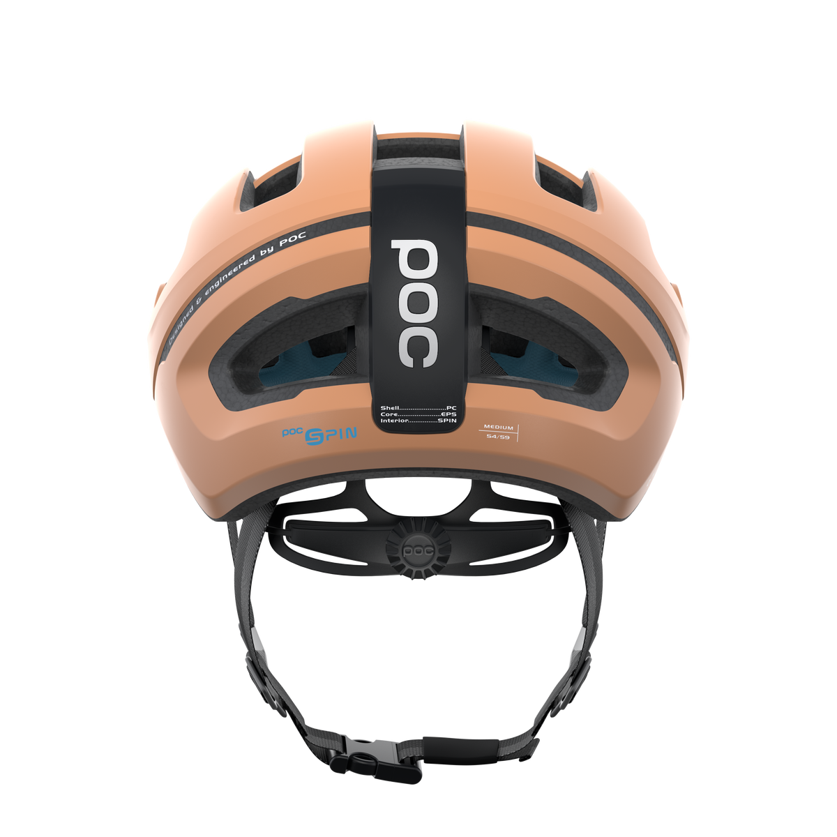 POC Omne Air Spin Road Cycling Helmet (Sulfur Yellow Matt)