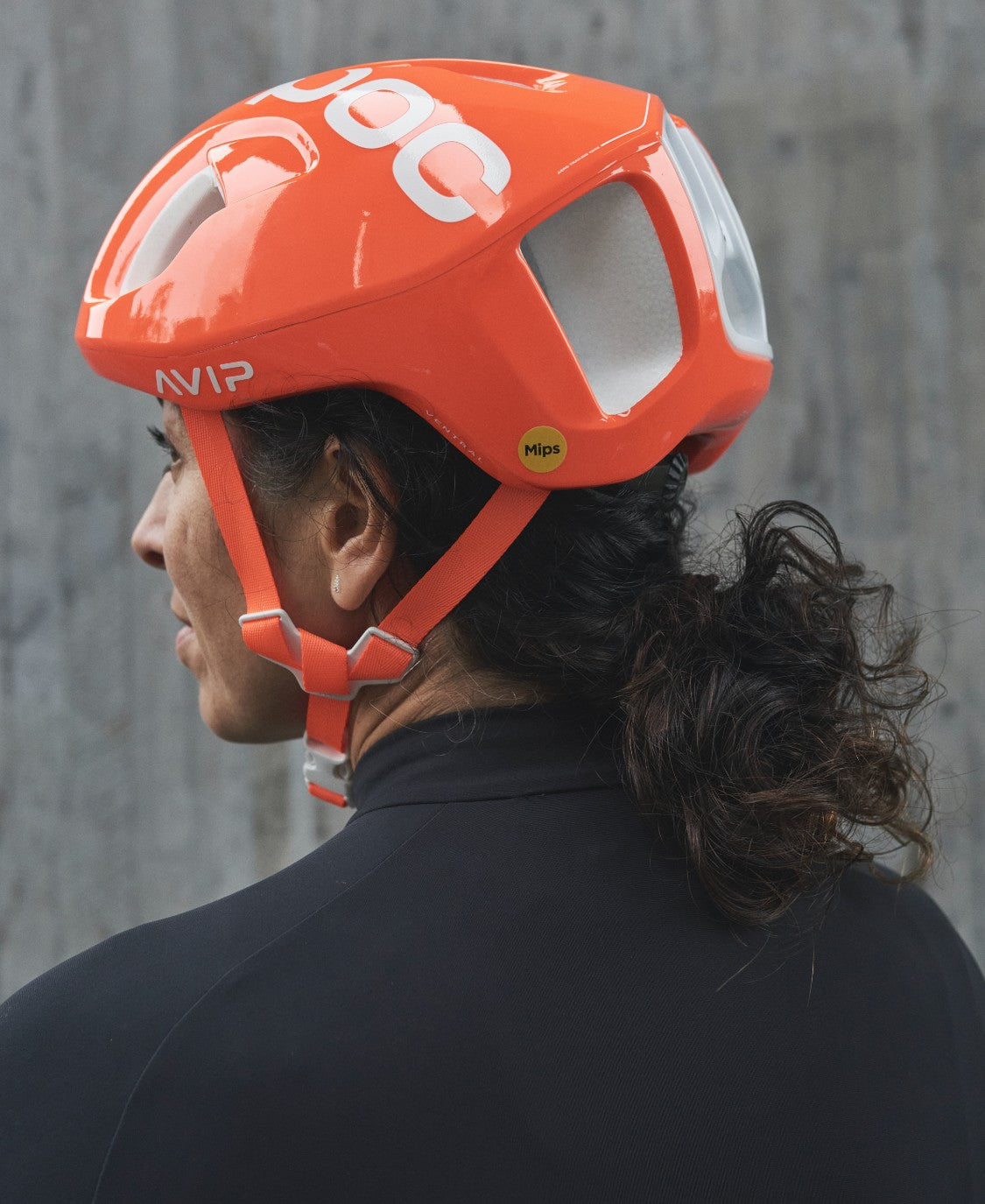POC Ventral Road Cycling Helmet (Fluorescent Orange)