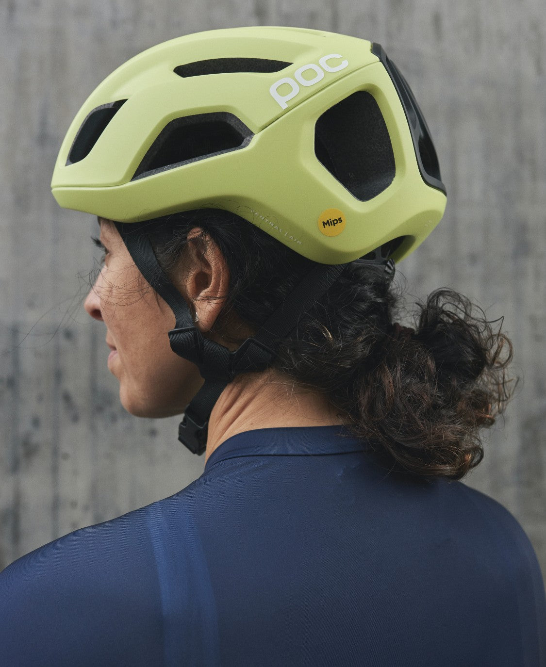 POC Ventral Air Road Cycling Helmet (Lemon Calcite Matt)