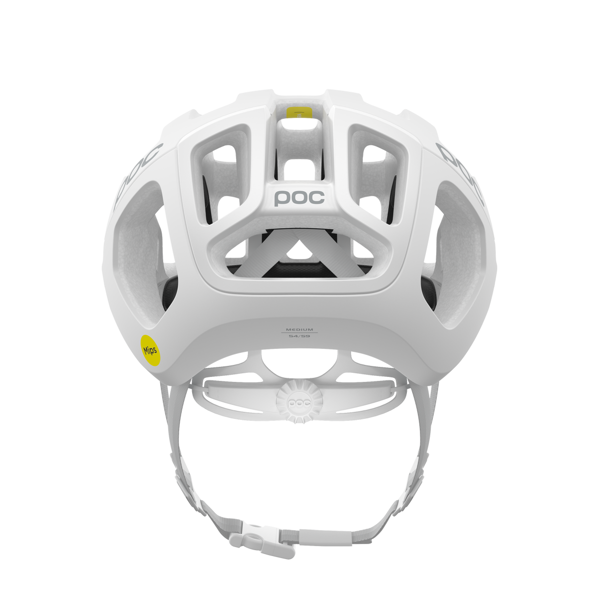 POC Ventral Air Road Cycling Helmet (Hydrogen White Matt)