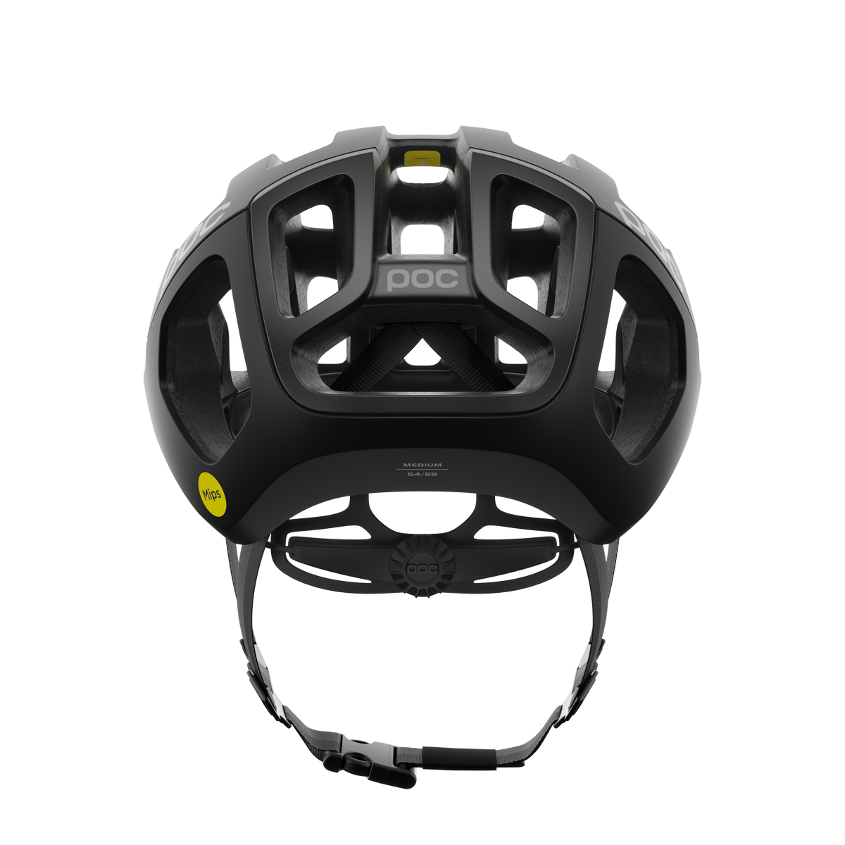 POC Ventral Air Road Cycling Helmet (Uranium Black Matt)