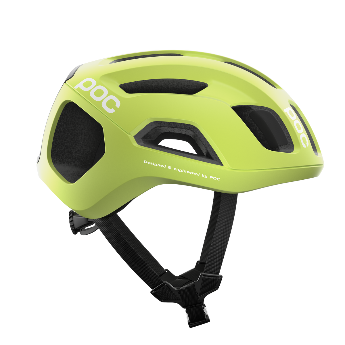 POC Ventral Air Road Cycling Helmet (Lemon Calcite Matt)