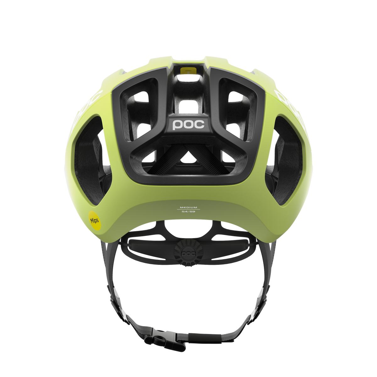 POC Ventral Air Road Cycling Helmet (Lemon Calcite Matt)