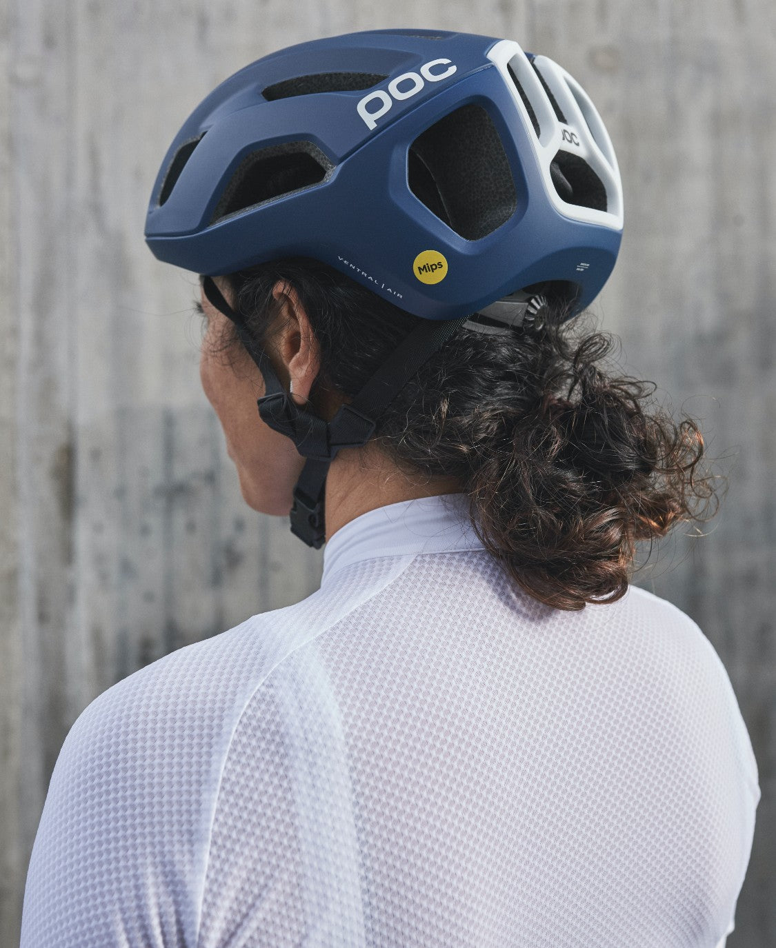 POC Ventral Air Road Cycling Helmet (Lead Blue Matt)