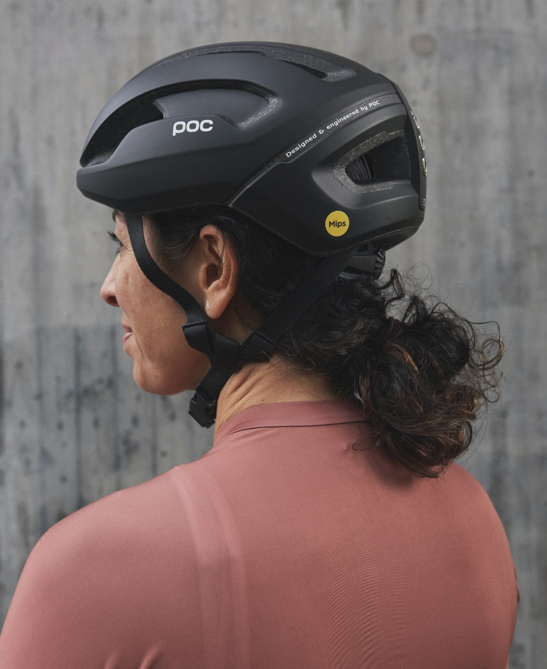 POC Omne Air Road Cycling Helmet (Uranium Black Matt)