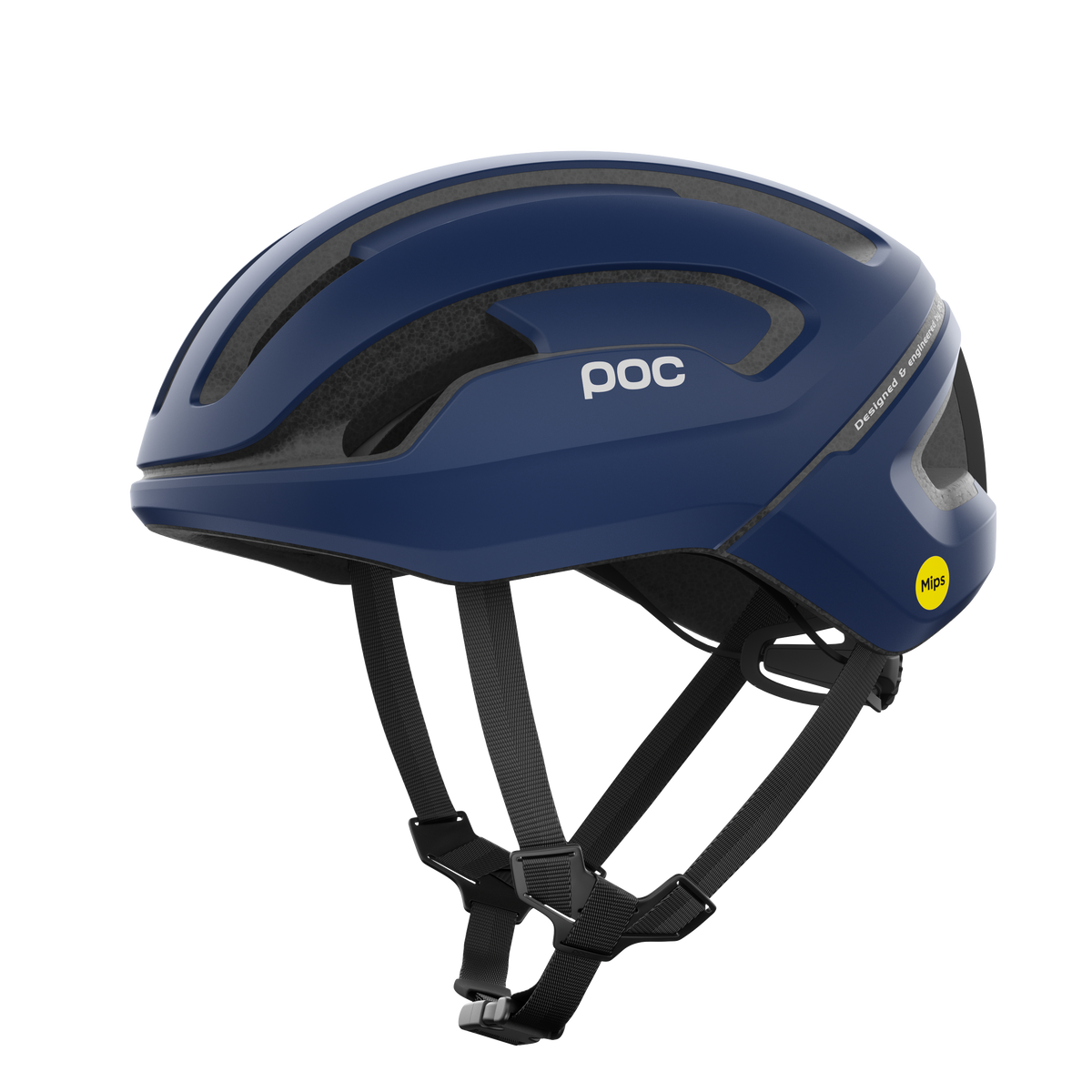 POC Omne Air Road Cycling Helmet (Lead Blue Matt)