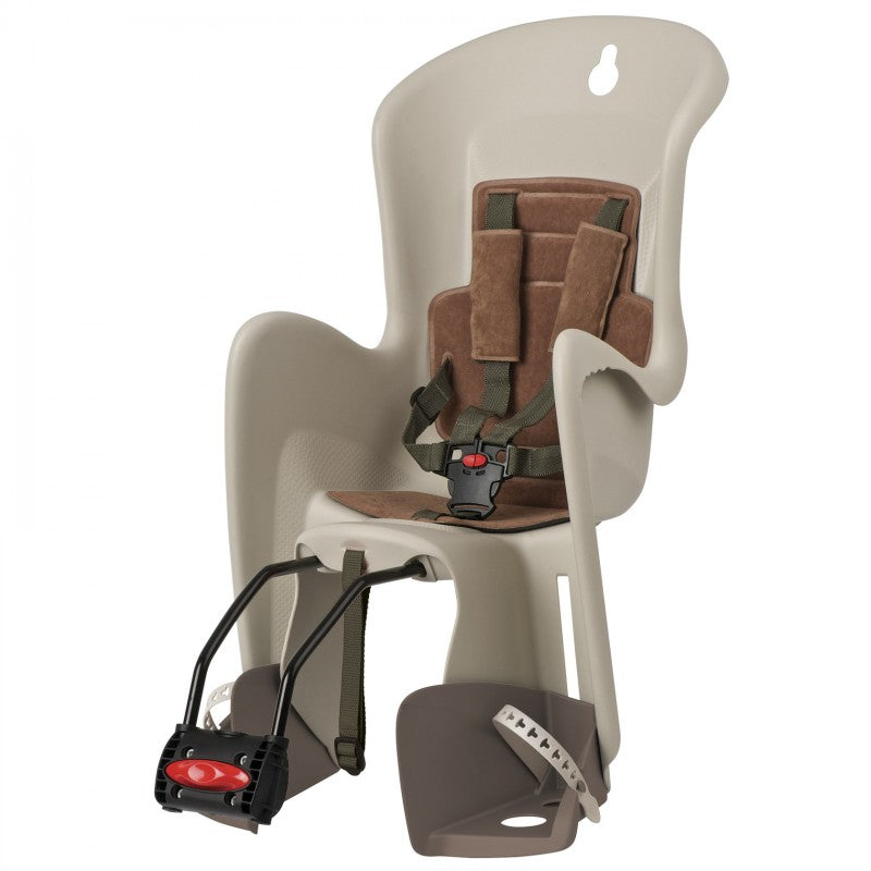 Polisport Bilby Maxi FF Rear Child Bicycle Seat (Cream/Brown)