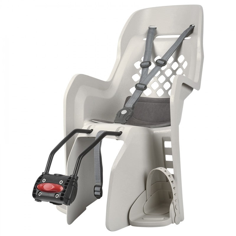 Polisport Joy FF Rear Child Bicycle Seat (Cream/Dark Grey)