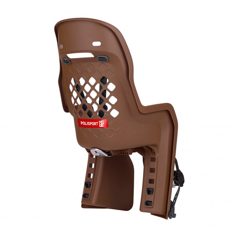 Polisport Joy FF Rear Child Bicycle Seat (Brown/Dark Grey)