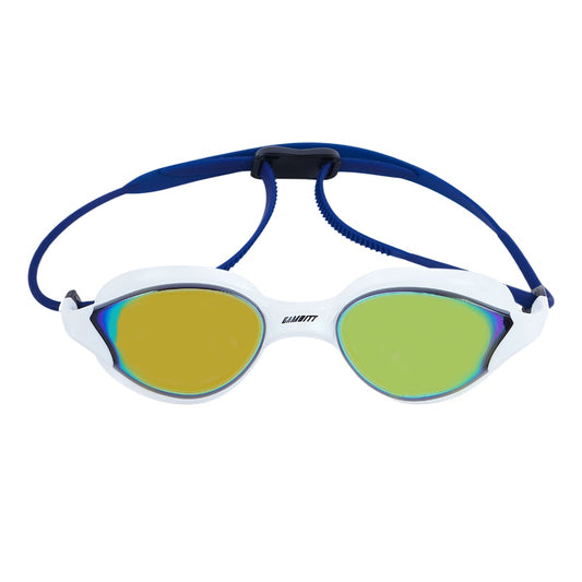 Gambitt Iceberg UV Swimming Goggles - White/Blue - UNI