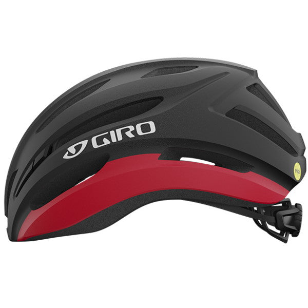 Giro Isode II MIPS Road Cycling Helmet (Matte Black/Red)