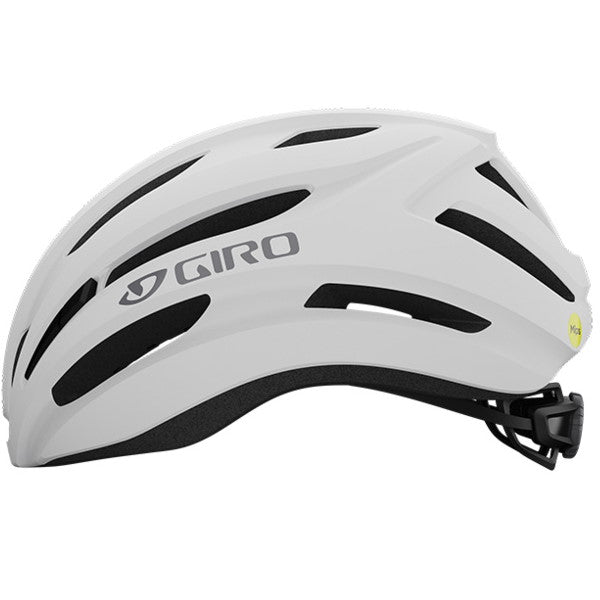 Giro Isode II MIPS Road Cycling Helmet (Matte White/Charcoal)