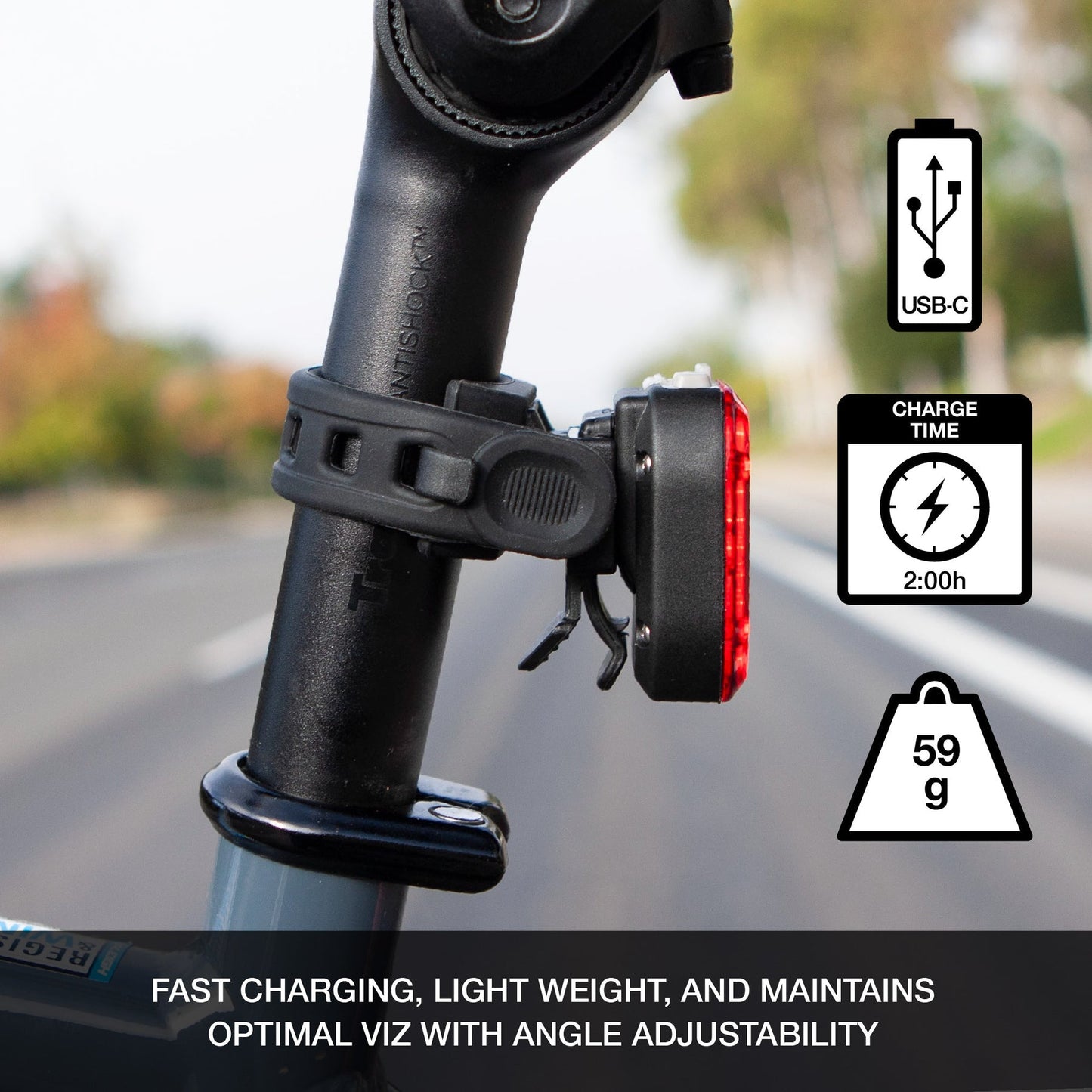 NiteRider Vmax+ 150 Rear Light (Black)