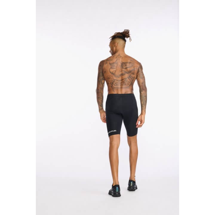 2XU Aero 9" Mens Triathlon Shorts (Black/White)