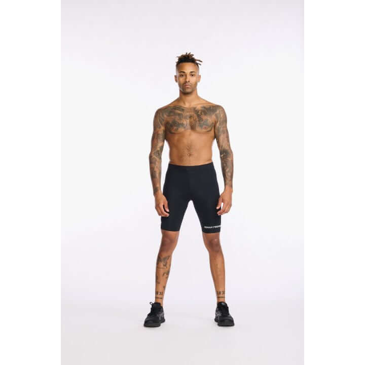 2XU Aero 9" Mens Triathlon Shorts (Black/White)