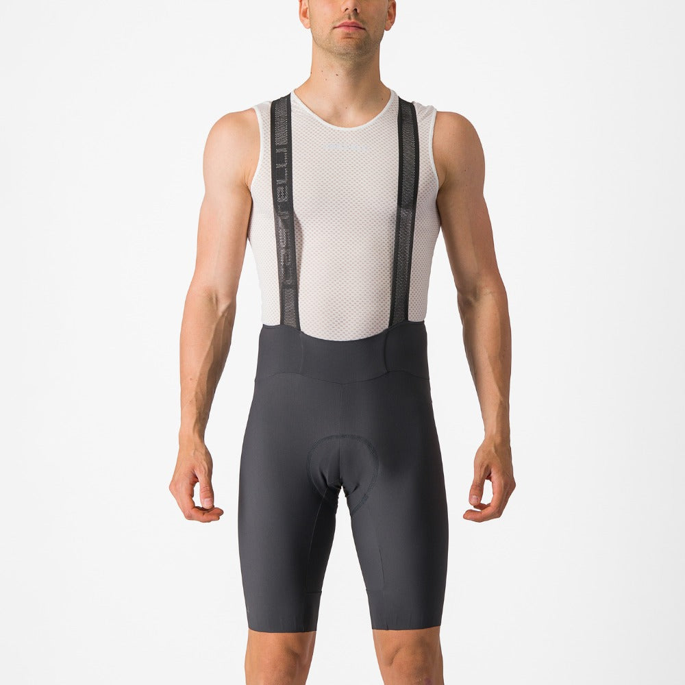 Castelli Espresso Bibshort - Dark Gray - S