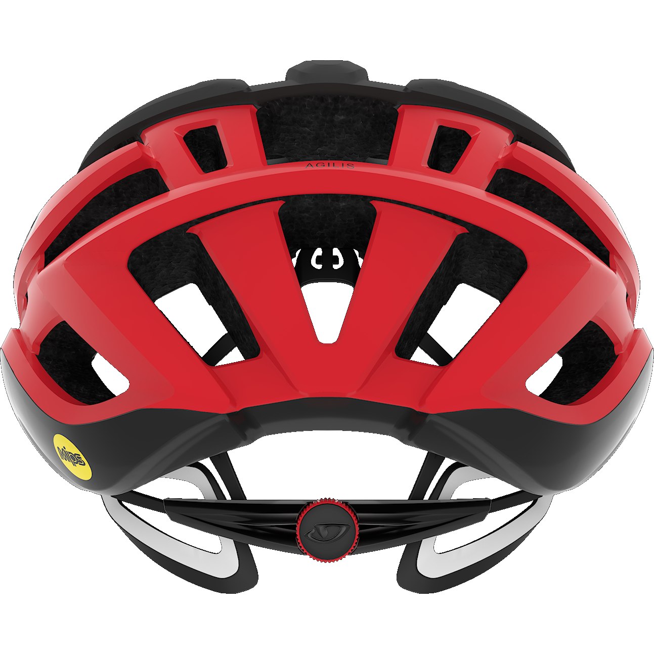 Giro Agilis MIPS Road Cycling Helmet (Matte Black/Bright Red)