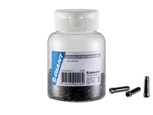 Giant Alloy Brake Cable End Crimps (Black)