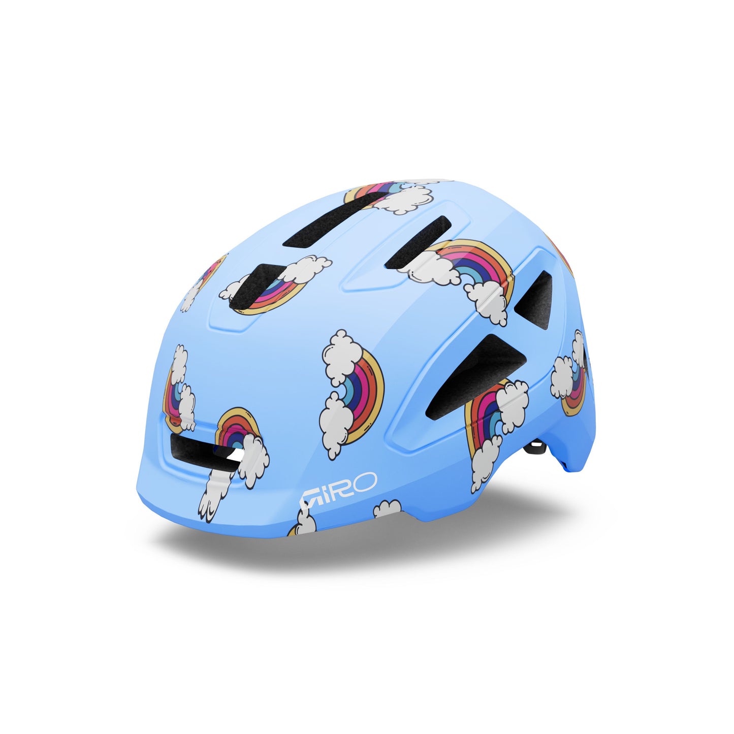 Giro Scamp II Cycling Helmet - Matte Multi Rainbow - XS
