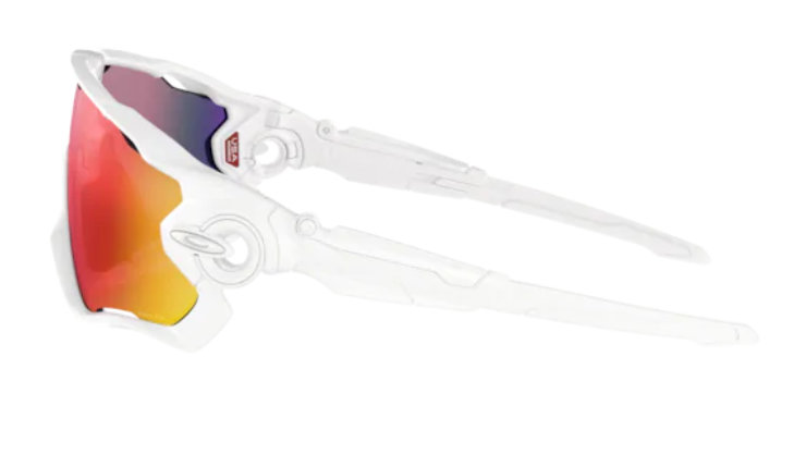 Oakley Jawbreaker Sunglasses (Polished White / Prizm Road)