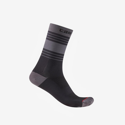 Castelli Simbolo 15 Sock - Dark Gray/Black - L/XL