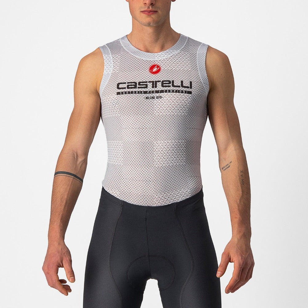 Castelli Pro Mesh Sleeveless Baselayer - Silver Gray - S