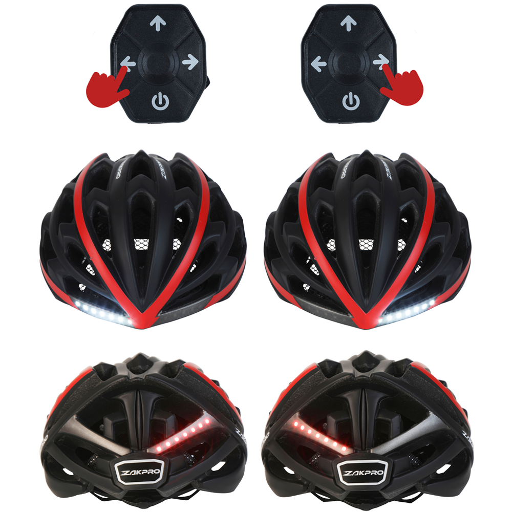 Zakpro Urban Road Cycling Helmet (Black)