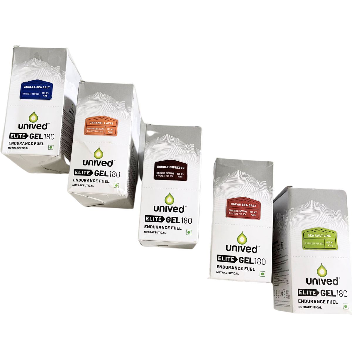 Unived Gel 180 (Bundle of 5 Flavors)