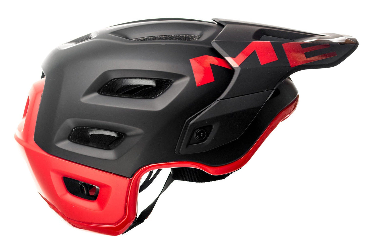 MET Roam CE MTB Cycling Helmet (Black Red/Matt Gloss)