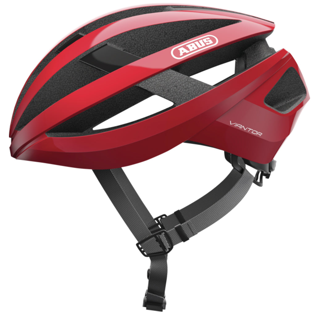Abus Viantor Road Cycling Helmet (Racing Red)