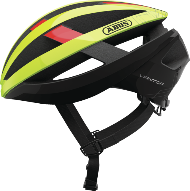 Abus Viantor MIPS Road Cycling Helmet (Neon Yellow)