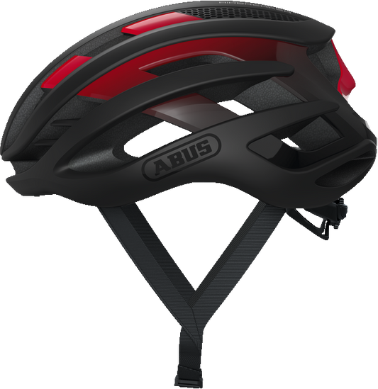 Abus Airbreaker Road Cycling Helmet (Black/Red)