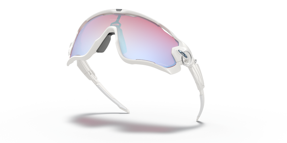 Oakley Jawbreaker Sport Sunglasses (Prizm Snow Sapphire/Polished White)